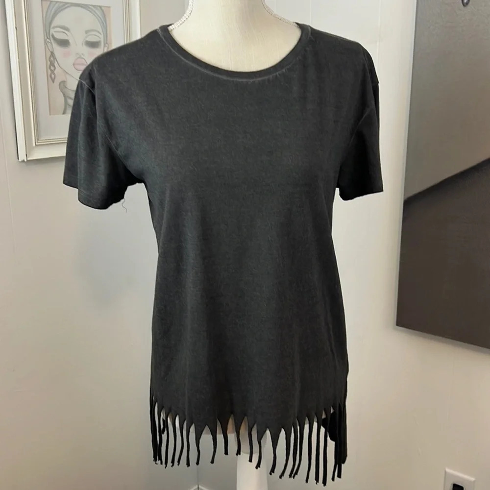 TrueCraft Gray original Handcrafted Southern Design Tee Juniors Med
